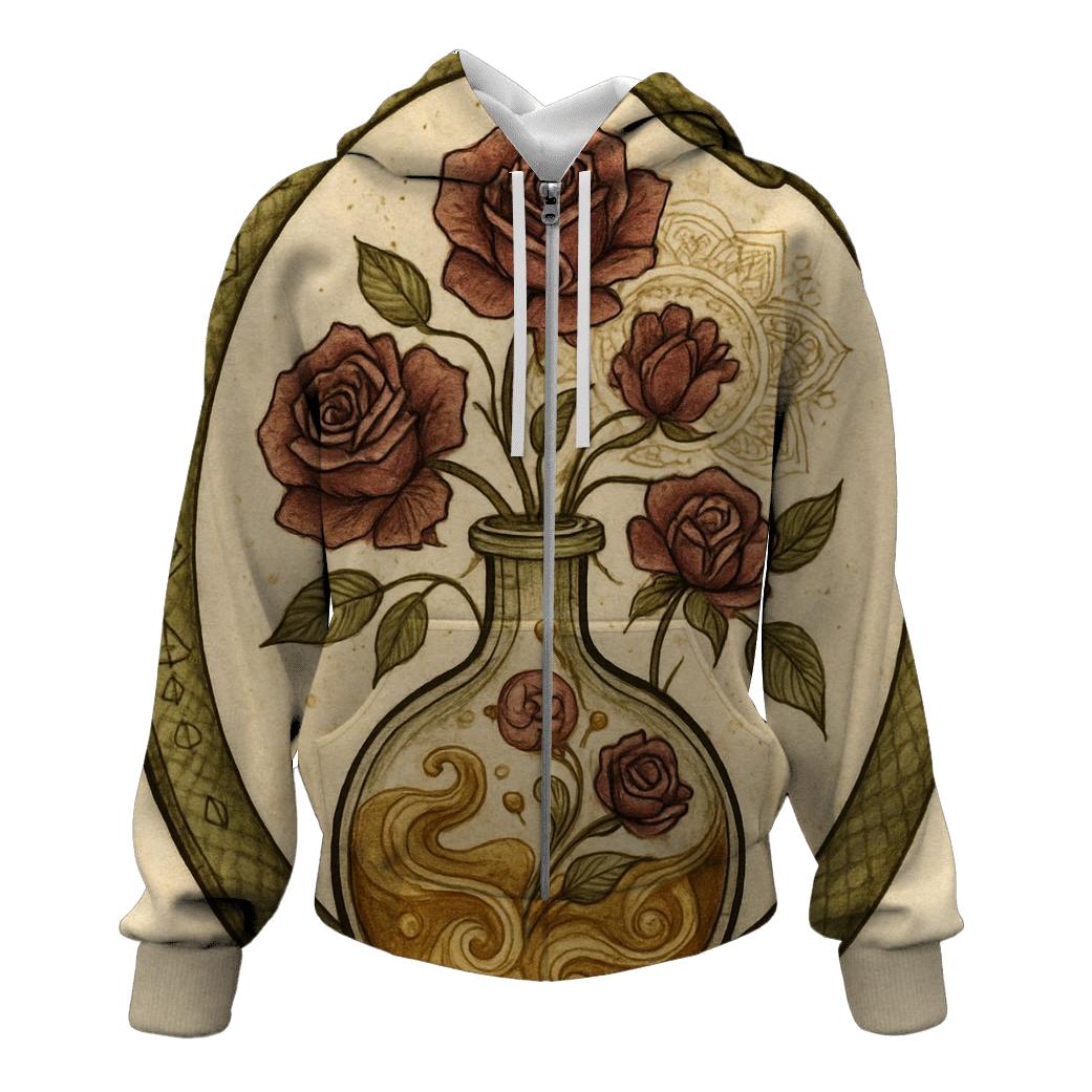 Alchemical Garden Ouroboros premium hoodies