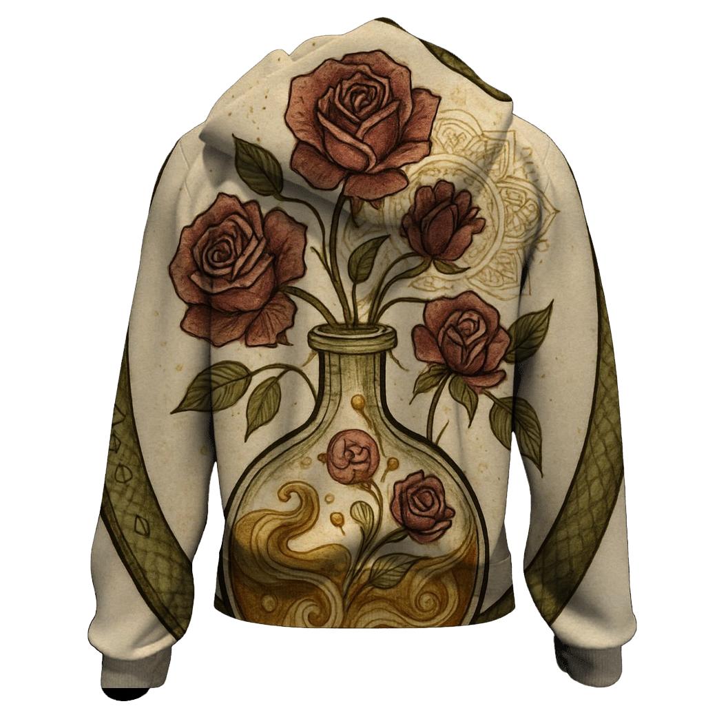Alchemical Garden Ouroboros premium hoodies