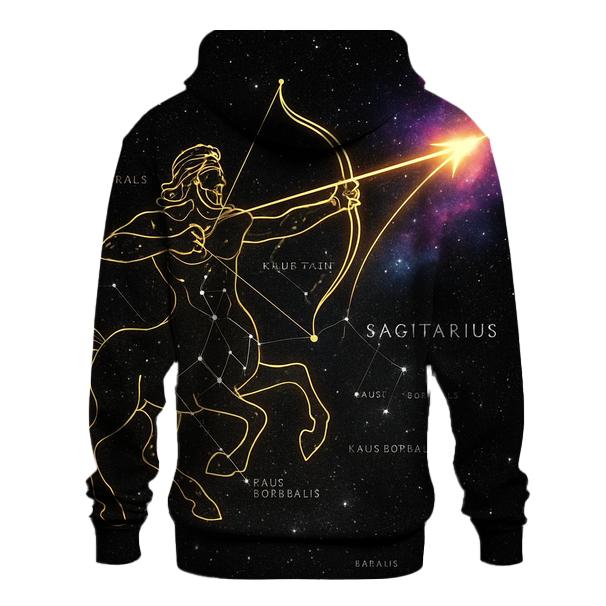 Sagittarius Galactic Archer Trajectory hoodie styles