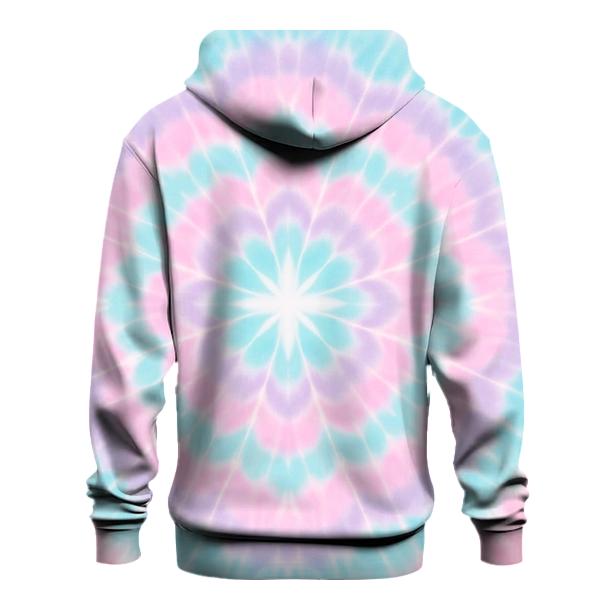 Pastel Mandala Cloudburst embroidered hoodies