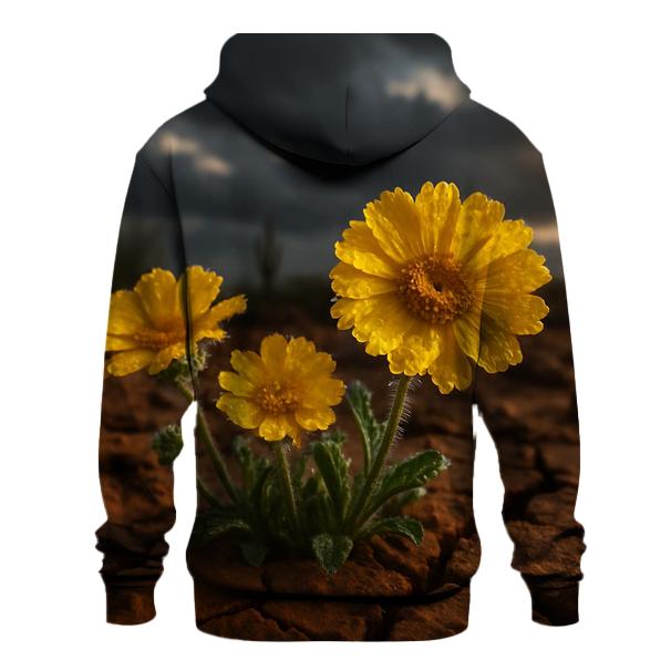 Desert Marigolds After First Monsoon premium hoodies
