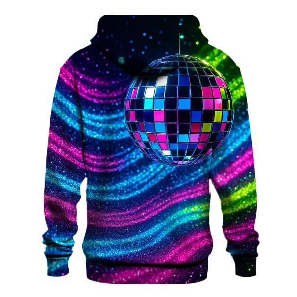Electric Mirage Disco Wave graphic hoodies