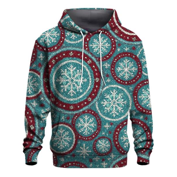 Snowflake Carousel Medallion Design hoodie trends