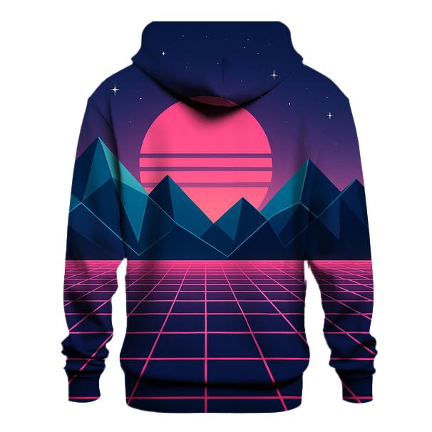 Midnight Grid Mountains hoodie styles