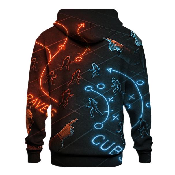 Tactical Chalkboard War Braves Vs Cubs zip-up hoodies