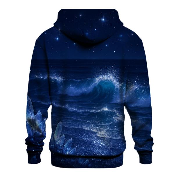 Midnight Crystal Tide lightweight hoodies