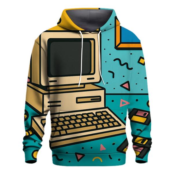 Memphis Office Desk premium hoodies