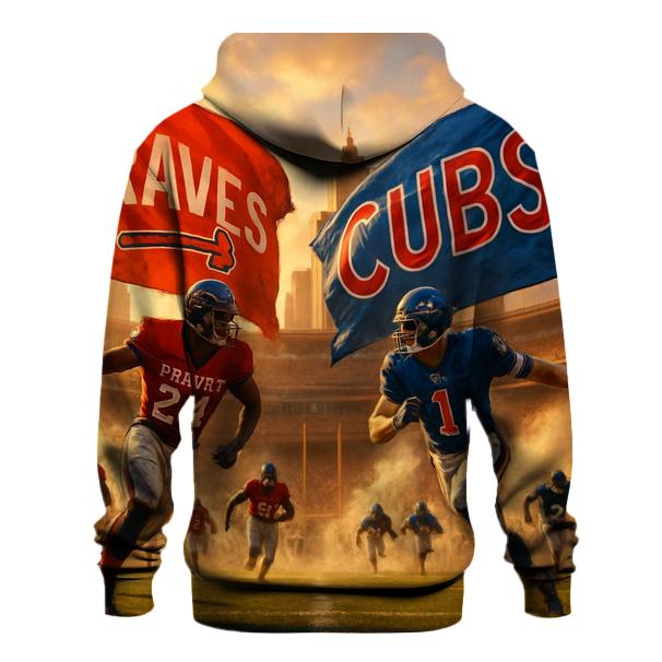 Rival Flags Over Peachtree Gridiron lightweight hoodies