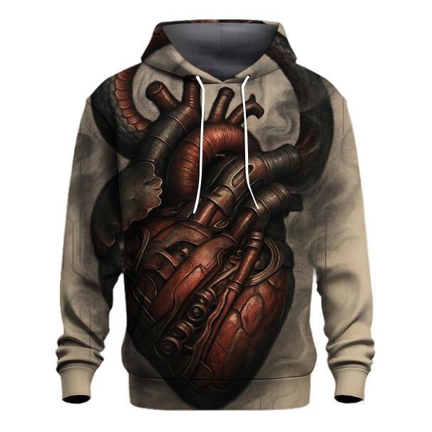 Mechanical Heart Ouroboros zip-up hoodies