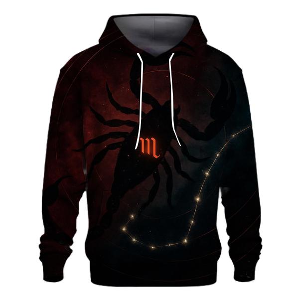 Scorpio Cosmic Serpent Transit printed hoodies