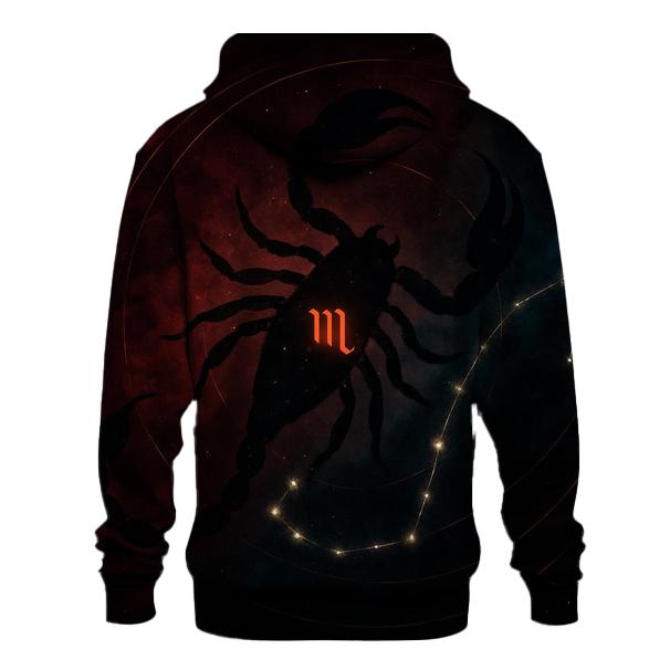 Scorpio Cosmic Serpent Transit printed hoodies
