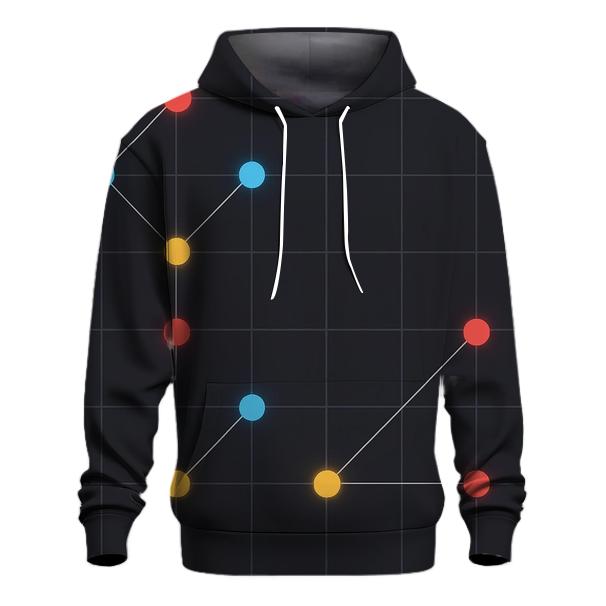 Quantum Constellation Grid hoodies fashion