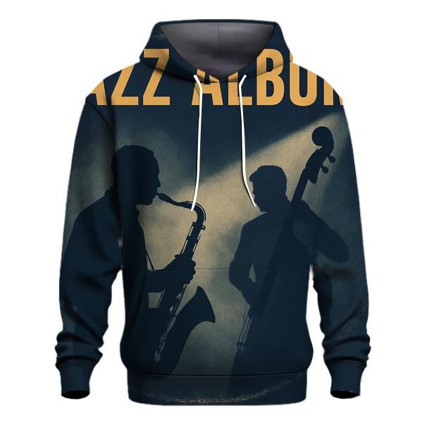 Old Studio Jazz Night Record Cover graphic hoodies