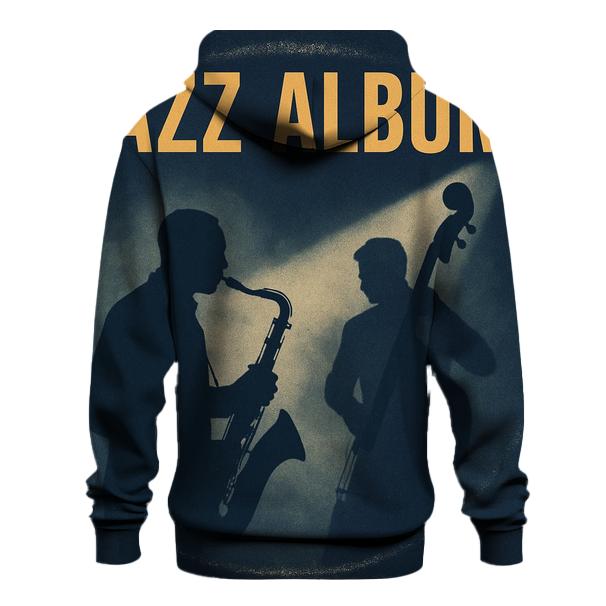 Old Studio Jazz Night Record Cover graphic hoodies