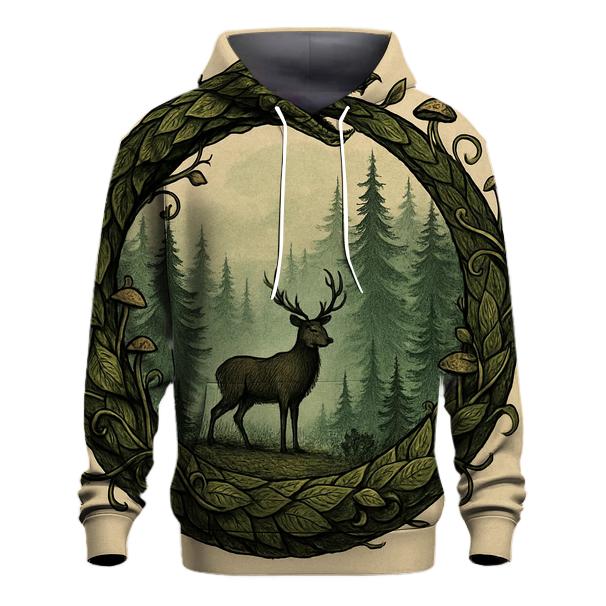 Forest Ring Ouroboros Guardian printed hoodies