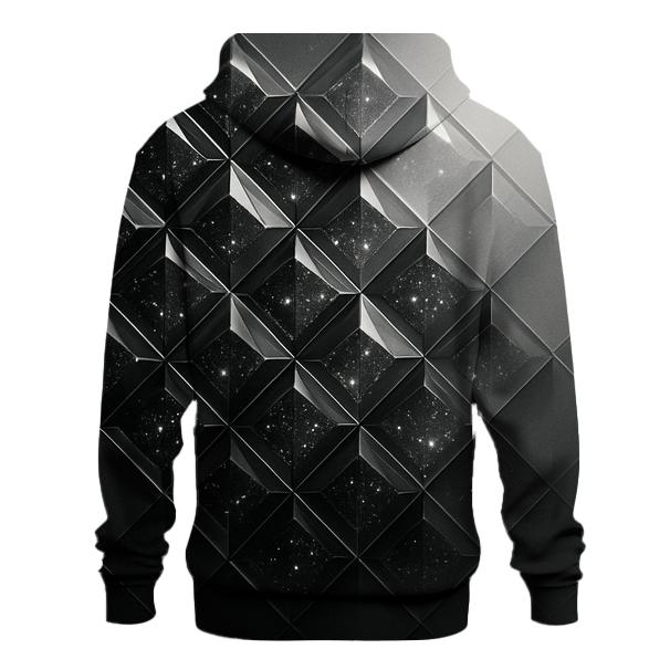 Charcoal Starlit Facet Grid hoodie styles