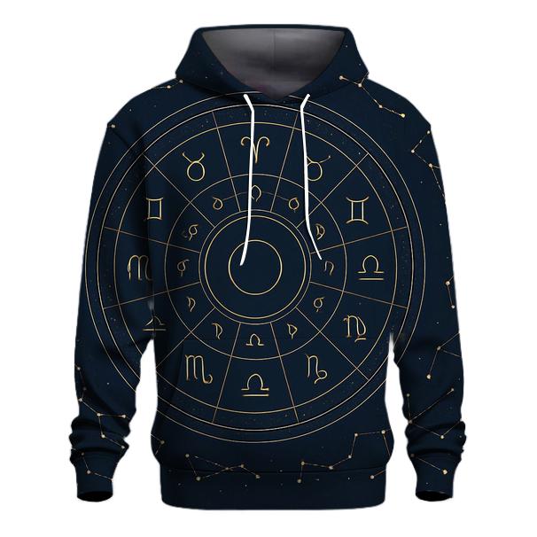 Zodiac Wheel Of Planetary Orbits lightweight hoodies