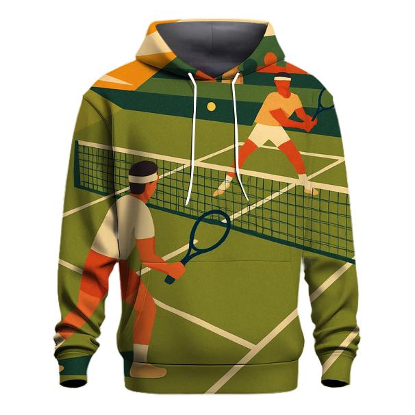 Sunburst Tennis Match designer hoodies