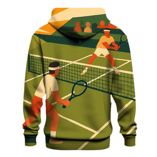 Sunburst Tennis Match designer hoodies