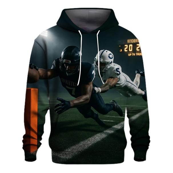 Overtime Shadows At The Goal Line zip-up hoodies