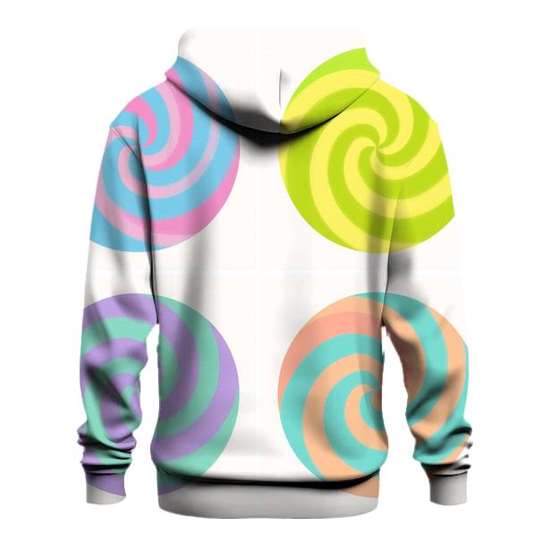 Candy Swirl Quad Spiral lightweight hoodies