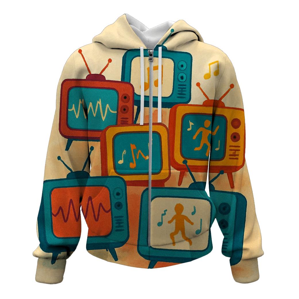 TV Remix Collage hoodie designs
