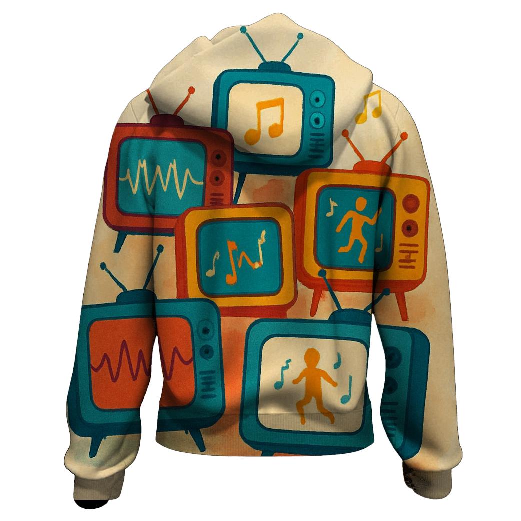 TV Remix Collage hoodie designs
