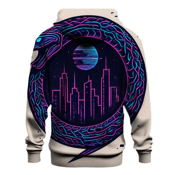 Urban Neon Ouroboros Circuit hoodie designs