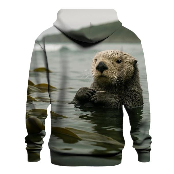 Kelp Forest Sea Otter Rest hoodie designs