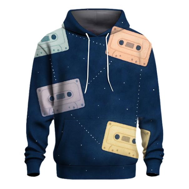 Retro Cassette Constellation custom hoodies