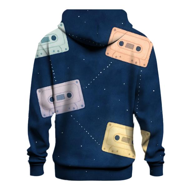 Retro Cassette Constellation custom hoodies