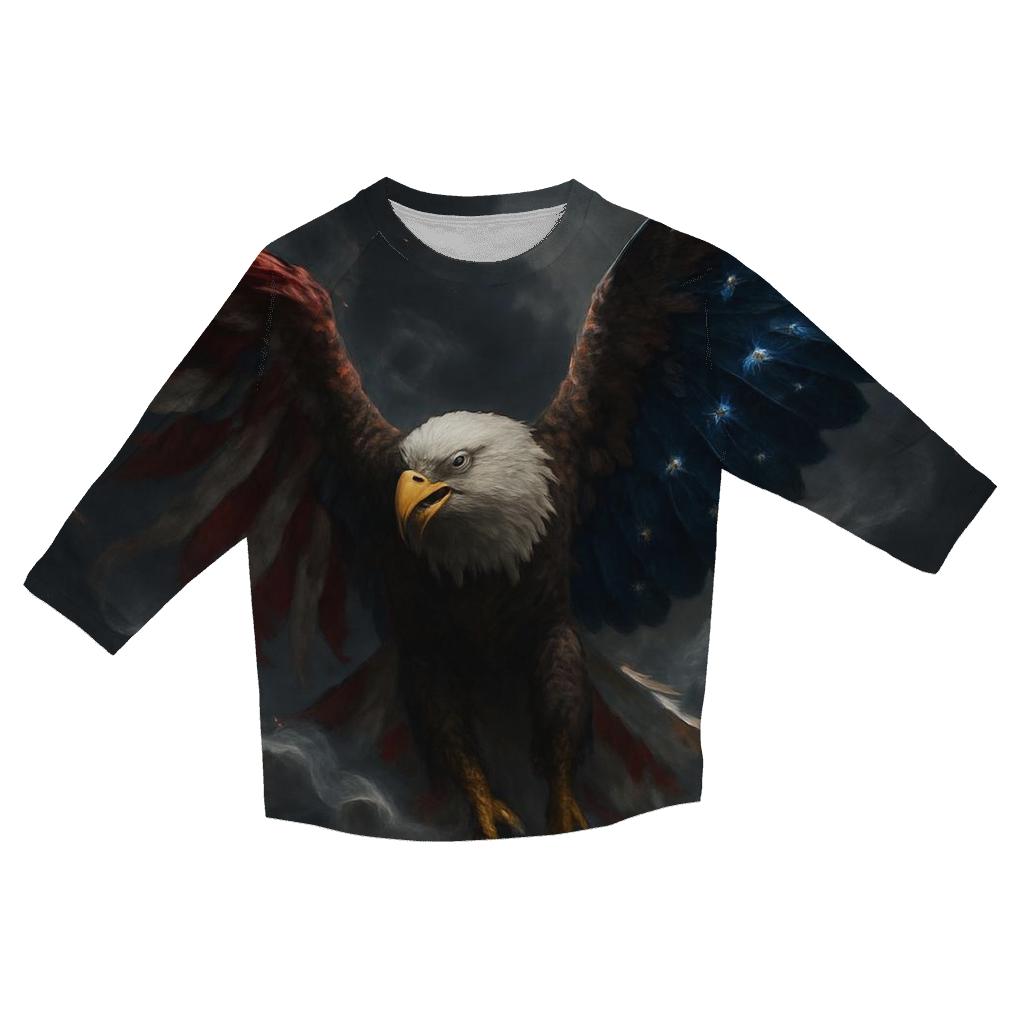 Liberty Storm Wings casual three quarter sleeve shirts