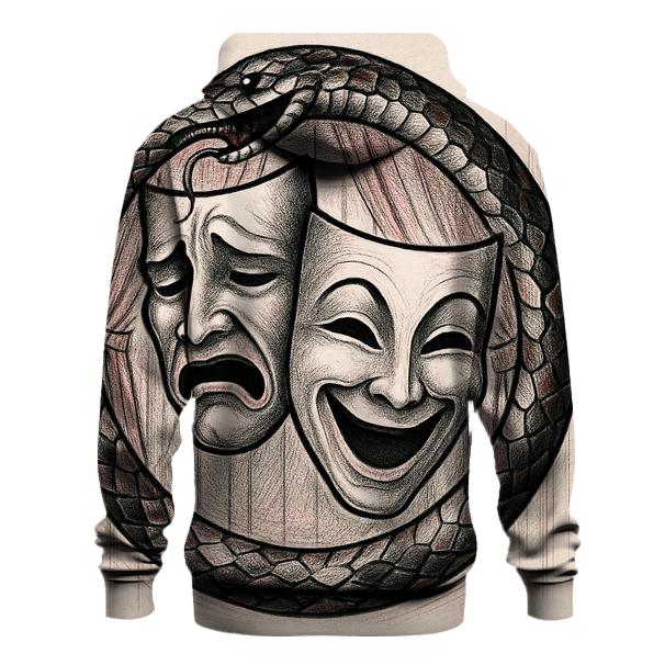 Dual Mask Ouroboros Theater lightweight hoodies
