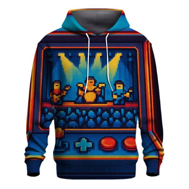 Pixel Pop Arcade Stage custom hoodies
