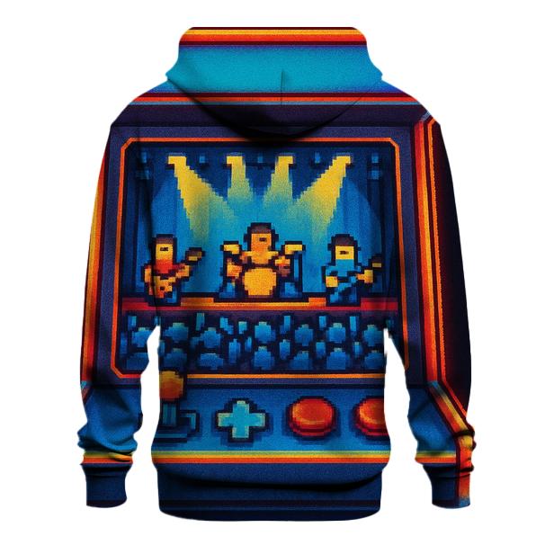 Pixel Pop Arcade Stage custom hoodies