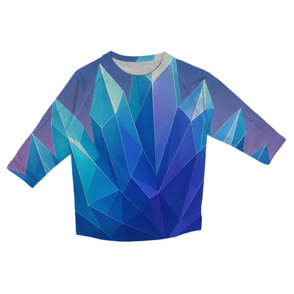 Crystal Mirage Gradient stylish quarter sleeve tops