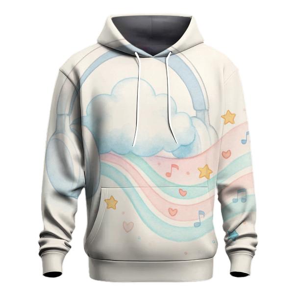 Headphone Daydream Cloud graphic hoodies