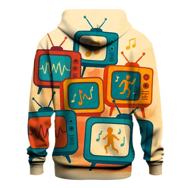 TV Remix Collage graphic hoodies