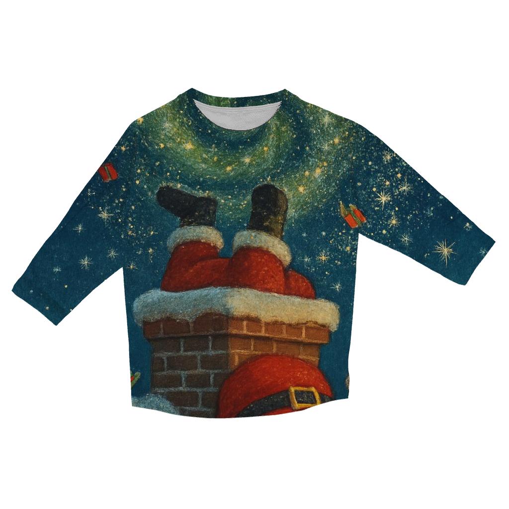 Starry Chimney Mishap On The Rooftop personalized 3/4 sleeve tees