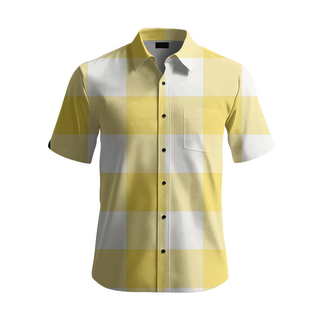 Citrus Check Picnic Plaid custom embroidered shirts