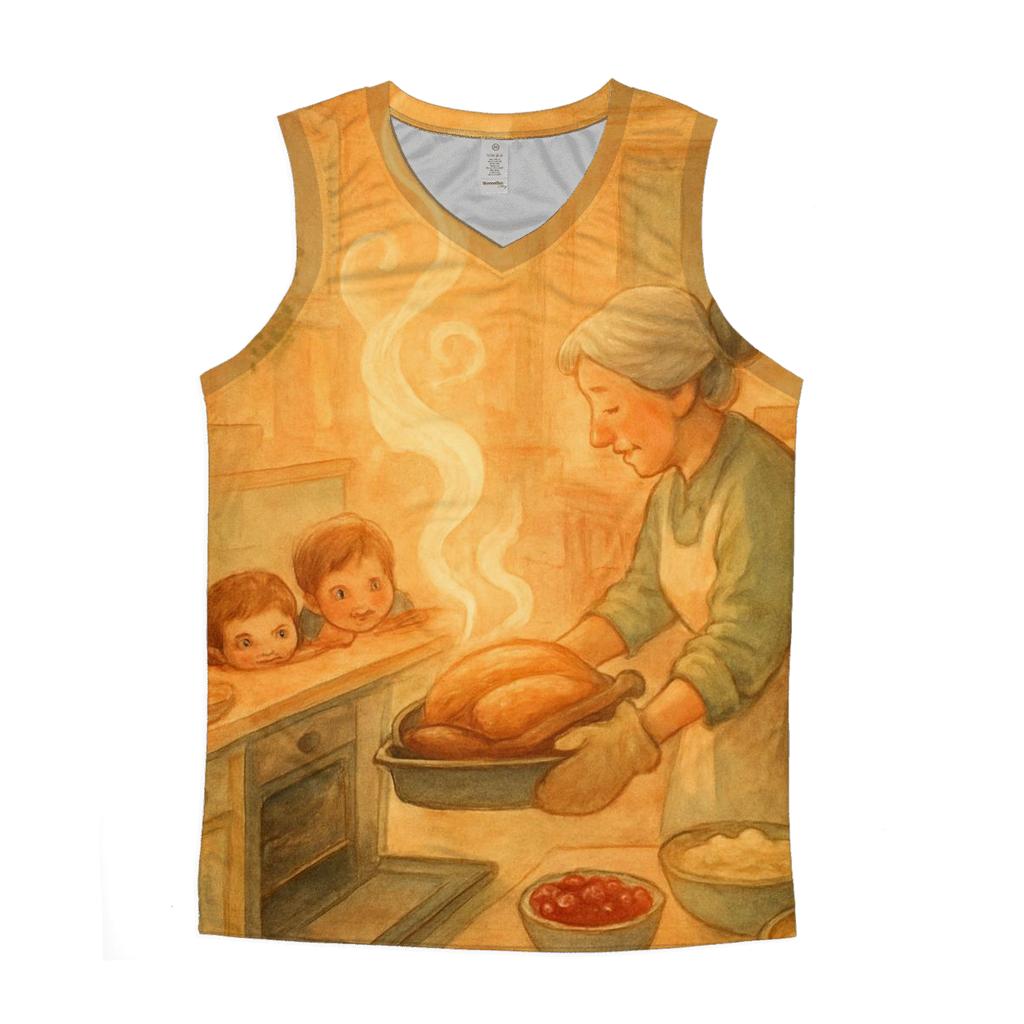 Grandmas Kitchen Thanksgiving Glow stylish racerback tanks