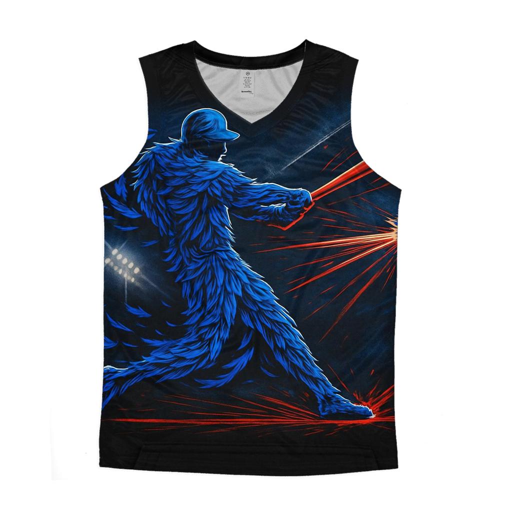Featherstorm Swing Blue Jays Edition graphic print tank tops