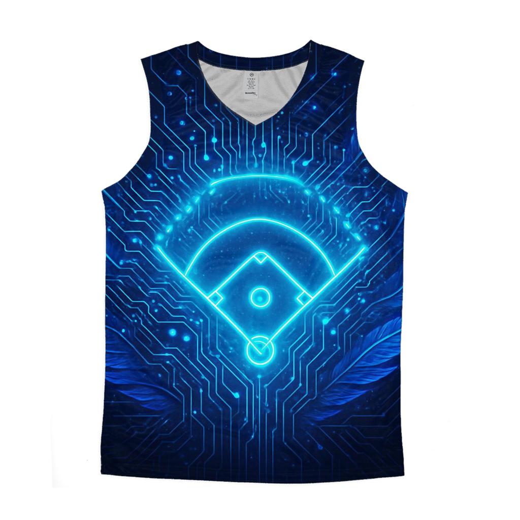 Blue Jays Pulse Over The Diamond Circuit stylish racerback tanks