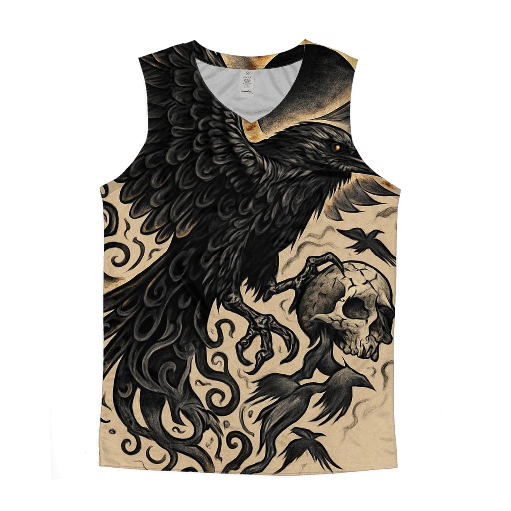 Raven Herald Of The Black Eclipse cotton sleeveless tops