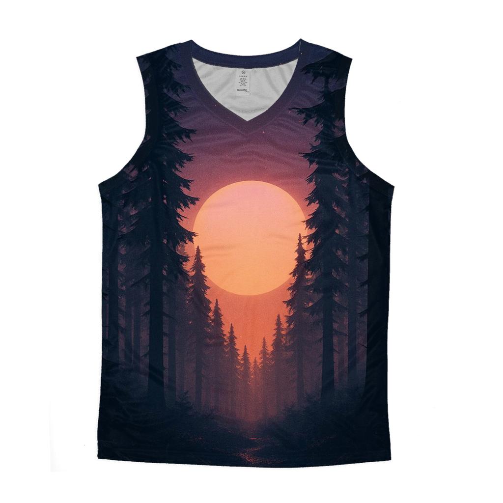 Forest Lantern Sundrop stylish racerback tanks