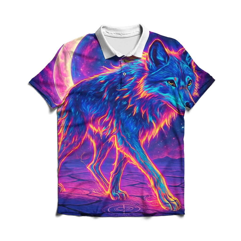 Lunar Echo Nomad Wolf stylish collar polo tees
