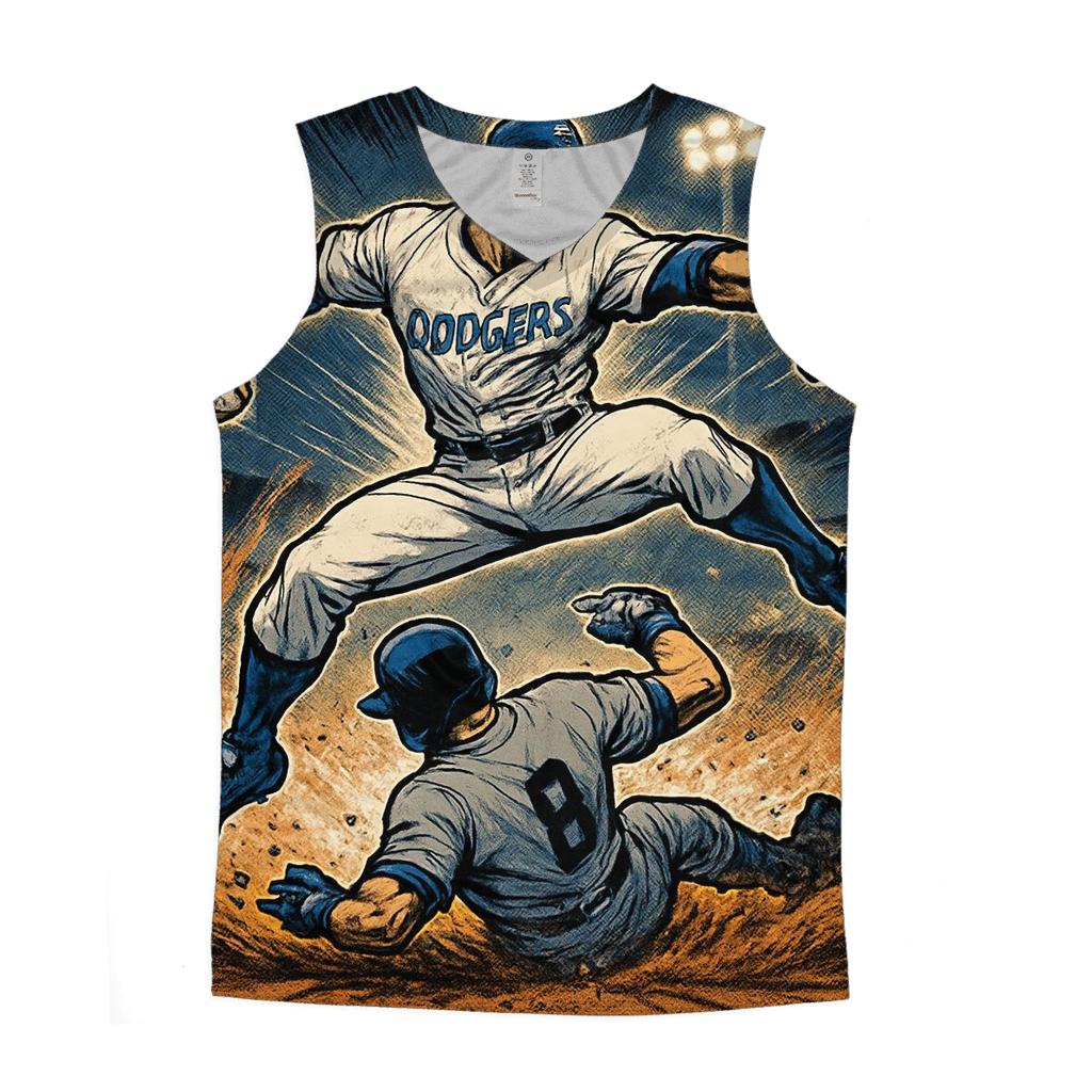 Halo Of Dust Double Play cotton sleeveless tops