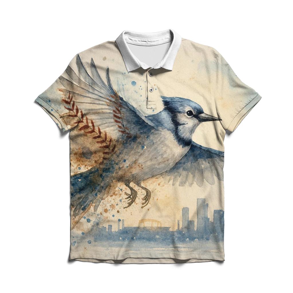 Harbor Skyline Blue Jays Horizon embroidered polo tops