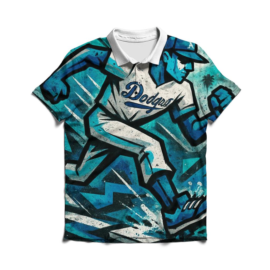 Graffiti Diamond Dash casual sports polo shirts