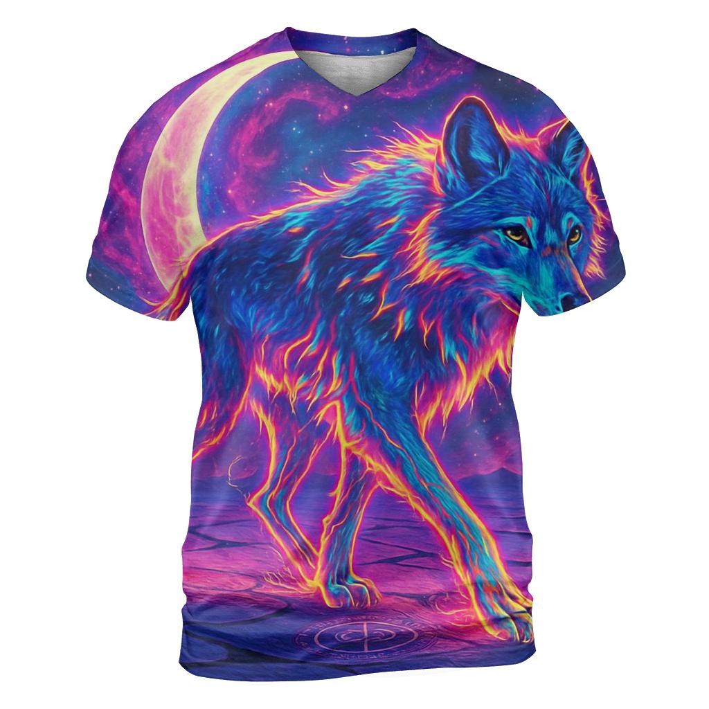 Lunar Echo Nomad Wolf designer pattern shirts